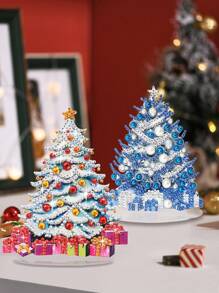 DIY 5D Diamond Painting, Handcrafted Artwork, Crystal Diamond Made Tree Ornament, Home & Bar Table Decoration, Holiday Decor, & Themed Decoration Best Gifts Birthday Home Decor Christmas Decorations Room Decor Christmas Winter Christmas Decorations Home Christmas Gifts Christmas Decor