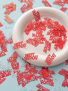 15g/30g/50g 亚克力钻石生日派对装饰纸屑，派对桌上撒纸屑，生日派对装饰，生日礼物装饰，生日派对纸屑 - 彩色 - 查看 3