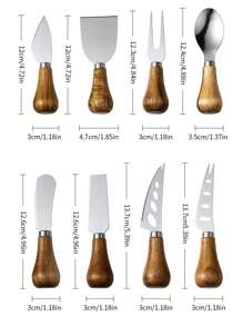 1pc Rosewood Butter Knife, Cheese Knife, Cream Knife, Bread Knife, Western Tableware Cutlery Set