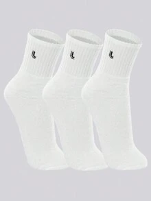 Lupo Socks Kit 3 Pairs Of Men's Terry Mid-Calf Cotton Socks 03245 - 白色 - 查看 2