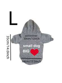 1 件秋冬季宠物休闲运动衫，适合泰迪、小型犬、猫、比熊犬、柯基犬幼犬（多色） - 灰色 - 查看 13