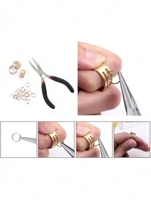 200pcs Stainless Steel Split Ring Connectors For Jewelry Making DIY Findings O-Ring Wholesale