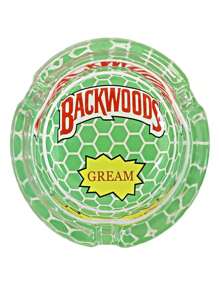 1 Peça Cinzeiro de Vidro Redondo BACKWOODS, Diâmetro de 65 mm, Cinzeiro Fendido, Acessórios para Fumar, Cinzeiro