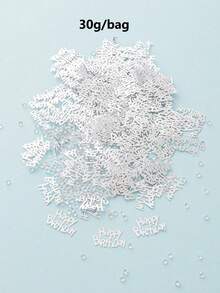 15g/30g/50g 亚克力钻石生日派对装饰纸屑，派对桌上撒纸屑，生日派对装饰，生日礼物装饰，生日派对纸屑 - 彩色 - 查看 22