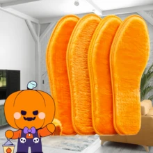 10 件装保暖羊羔绒/羊毛鞋垫，吸臭，适合休闲鞋和正装鞋，冬季