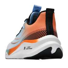 女士专业户外竞速跑鞋，舒适透气防滑系带，新品上市 - 橘藍 - 查看 3