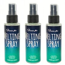 3 件/1 件 120 毫升蕾丝融化定型喷雾无胶发胶适用于假发，强力自然定型，可控制 - 120ml - 查看 10