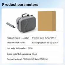 hellodigi 适用于 Meta Quest 3s 和升级 3.0 型号 Meta Quest 3s 硬壳防摔 VR 眼镜便携式 EVA 保护套通用 98% 耳机 VR 收纳袋大容量手提包便携式手柄包（不适用于 Meta Quest 2） - 彩色 - 查看 12