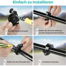 1 chuông xe đạp, chuông nhỏ 100 DB âm thanh trong trẻo và lớn cho tay lái 0,86-0,94 inch (22-24mm) - Còi xe đạp mini sáng tạo cho xe đạp điện và xe đạp leo núi - Nhiều màu - Xem 5