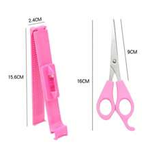 理发工具、刘海修剪器、DIY发型设计层次刘海尺、波波头分叉修剪器、美发造型工具、美发工具、理发店美容美发产品及配件、返校季必备、旅行度假必备、女士美发配件、背梳、理发师配件、吹风机、头发、理发师、美发工具、美发产品、吹风机、梳子、美发设备、发型、美发、头发、美发产品、美发工具、美发用品、理发师、理发师配件、理发店、美发设备 - 粉色 - 查看 16