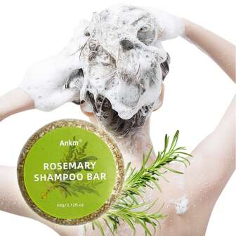 60g/片迷迭香洗发皂泡沫丰富深层清洁头皮滋养头发改善干发香皂