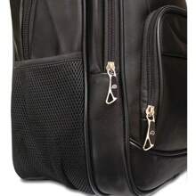 Men's Large Waterproof Leather Backpacks Entry Xl-L-06 - màu đen - Xem 7