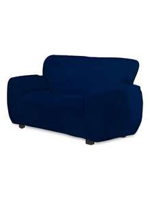 CAROLINA GOLD 2 SEAT Sofa Cover Navy Blue - 藍色 - 查看 1