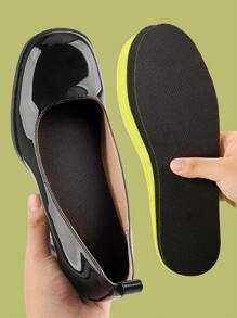 1 双男女通用吸汗透气防滑软鞋垫，适用于休闲鞋、运动鞋、皮鞋、篮球鞋、男女运动鞋、休闲鞋，礼品之选 - 黑色 - 查看 4