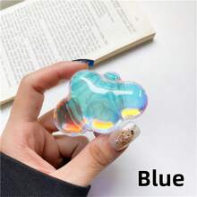 Cute 3D Laser Cloud Foldable Ring Holder - Multifunctional Phone Grip & Stand, Suitable For IPhone, Android Phones, Birthday, Gift For Family And Friends, Push-Pull Phone Grip, Phone Stand, Phone Accessory - Multicolor - View 6