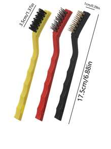 3入組,不銹鋼黃銅尼龍刷,家居清洗鍋子刷,洗碗刷,爐灶刷,廚房配件,廚房電器,廚房小工具,廚房用品,廚房器具