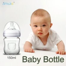 Bình sữa Iimcko® 3 CÁI dành cho trẻ bú mẹ, mang đến cho bé cảm giác thoải mái và ấm áp quen thuộc của bầu ngực mẹ - Trong sáng - Xem 3