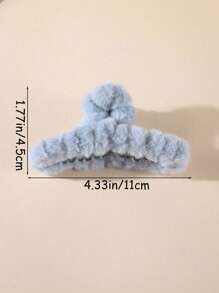 4/3 Piezas Pinzas para el cabello de niñas con diseño de peluche colorido, pasadores de cabello lindos y esponjosos, accesorios para el cabello para uso diario, pinzas para el cabello, sujetadores de cabello, recogedor de cabello, casual