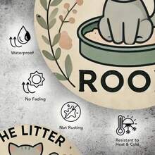 8"X8" 复古风格金属墙饰，耐用的金属墙饰，适合家庭、酒吧、咖啡厅和车库，适合家庭、酒吧、咖啡厅和户外装饰。金属墙饰是完美的选择 | 理想的节日礼物。孔图案样式是随机的。 - 彩色 - 查看 9