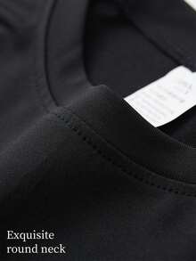 男友风格男士压缩上衣：终极运动长袖衬衫，适合冬季运动表现 - 黑色 - 查看 6