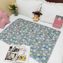 WholeNight 1 tấm lót tã trẻ em hai mặt, tấm lót bảo vệ nệm chống thấm nước, tấm lót cho con bú, có thể giặt và tái sử dụng, dành cho cả nam và nữ, sử dụng được mọi mùa - Nhiều màu - Xem 8