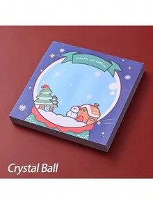 1set/1pc Random Santa Claus Memo Pad - Student Learning & Office - Festive Design, Durable & Creative Notes