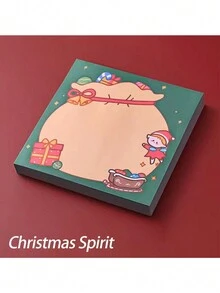 1set/1pc Random Santa Claus Memo Pad - Student Learning & Office - Festive Design, Durable & Creative Notes
