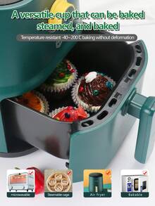50 chiếc/bộ chủ đề Giáng sinh tình yêu đang lớn lên giấy lót bánh nướng xốp chống dầu mỡ, dùng cho các buổi họp mặt gia đình và tiệc tùng - Nhiều màu - Xem 5