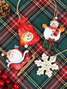 1PC Christmas Creative Ornaments Snowman Old Man Blessing Bag Snowflake Home Atmosphere Layout - Multicolor - View 2