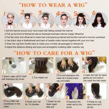Men's Wigs Synthetic Light Blonde Straight Wig With Bangs Short Wig For Role Playing Party Daily Use - Vàng - Xem 9