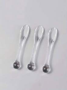 3 chiếc thìa trộn mỹ phẩm, thìa trộn kem mặt nạ bùn, dụng cụ làm đẹp tự làm, con lăn thấm hút, dụng cụ trang điểm mặt - Nhiều màu - Xem 3