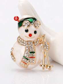 1 件圣诞可爱胸针吊坠时尚配饰，多功能服装装饰 - 胸針 - 查看 12