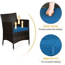 Outdoor Table & Chair Sets - Beige - View 3