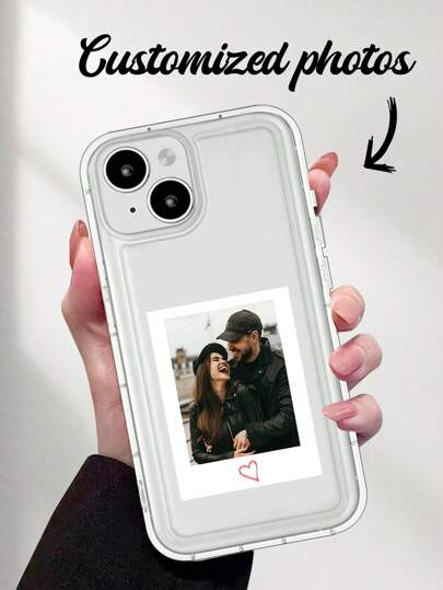 1 capa de silicone personalizada com proteção de lente e grande furo para absorção de choque, compatível com iPhone 17 Air 16 15 14 13 12 11 Pro Max, Galaxy S25 24 23 Ultra FE A55 54 35