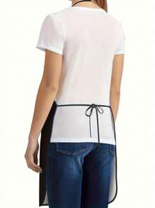 1件印花系带围裙，创意围裙，性感女士围裙，个性化围裙，防水无袖圆领围兜围裙，女士性感围裙，趣味厨房围裙，适合乔迁派对、圣诞节礼物交换 - 多色 - 查看 8