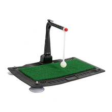 Rainaut Golf Swing & Hitting Trainer Height Adjustable Golf Swing Practice Training Aid - Đen + Xanh lá - Xem 5
