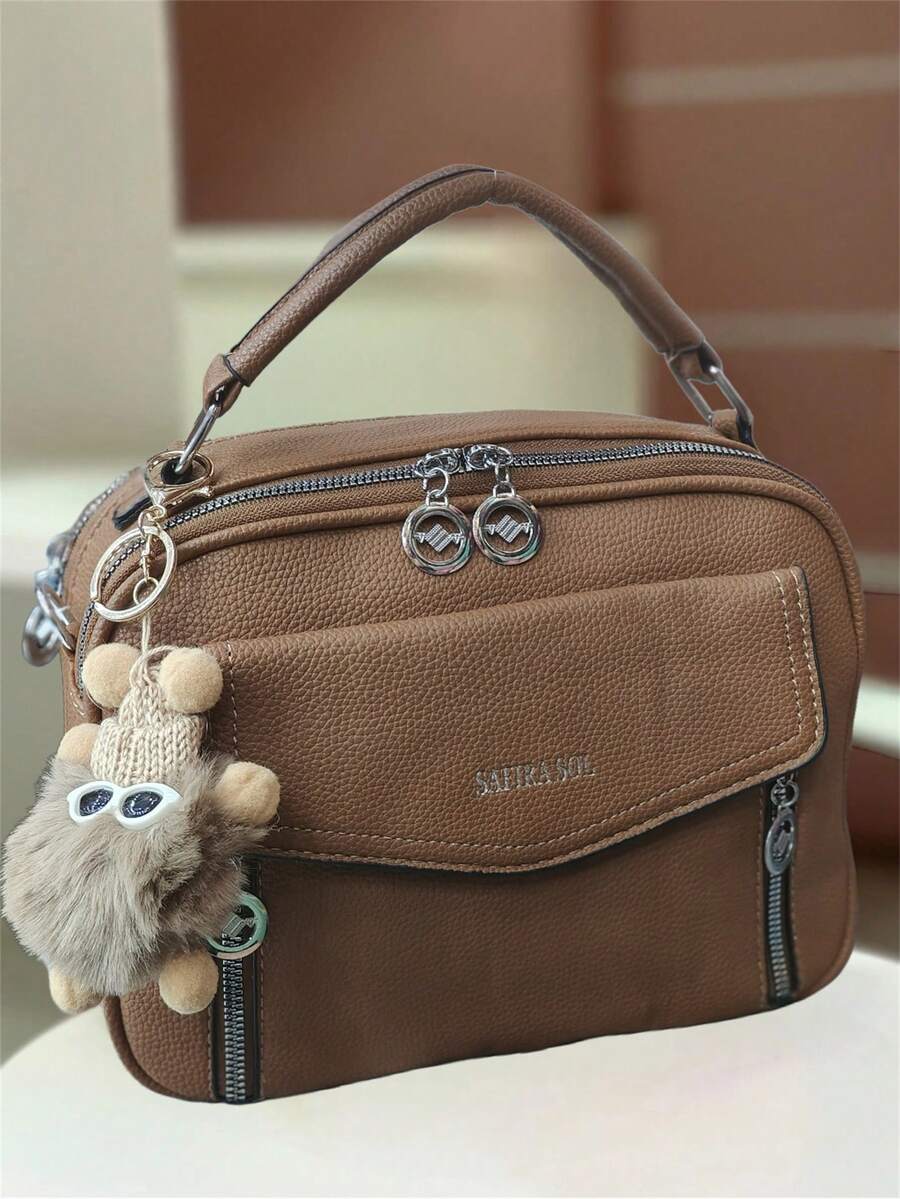 Wilson Bag Women's Fashion Multilayer Bag New Temperament Crossbody Bag - Lạc đà - Xem 1