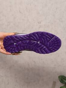 Bestselling Spring/Autumn New Mesh Breathable Slip-Resistant Soft Bottom Nursing Shoes For Elderly/Middle-Aged Women, Comfortable Walking Sneakers, Purple/Red/Gray/Black, Suitable For Students & Running - Purple - View 3