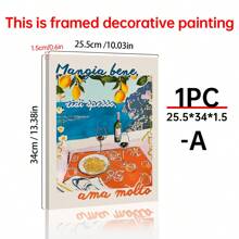 1 件复古意大利美食爱好者名言卷式海报印刷品、意大利面食和葡萄酒厨房墙壁艺术绘画、意大利阿马尔菲时尚家居装饰礼物、帆布墙壁海报、卧室客厅走廊装饰、墙壁海报墙壁艺术装饰壁画、家居装饰、海报艺术