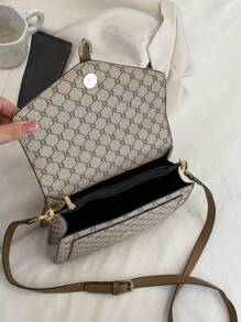 Fashion Pattern Handbag Pattern Old Flower Bag Double Layer Small Bag