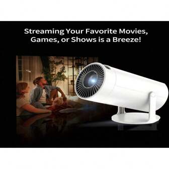 Outdoor Movie Projector, 180ansi 1080p Hd Projector With Native Resolution 1280*720p, Portable Home Theater Compatible With Hd, Usb, Av, Smartphone, Laptop, Ideal For Home Entertainment, Office, And Outdoor Activities