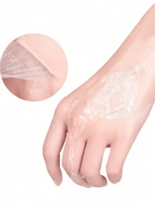 Gói 5 miếng lót giày chống ma sát trong suốt, chống thấm nước, tự dính, miếng lót gót chân đa năng cho giày cao gót, miếng đệm chống trượt hình bầu dục lớn ở bàn chân trước - Trong sáng - Xem 4