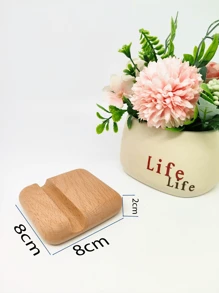 实木手机支架，木制手机支架，桌面山毛榉木平板手机支架，兼容 、Android 手机，生日、家人、朋友礼物，手机配件 - 多色 - 查看 16