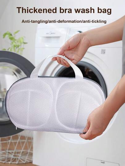 3PCS Lingerie Bra Laundry Bag Mesh Bag Anti-Distortion Clothes Storage Box With Washing Filter And Protective Household Organization Thickened Wash Bag Mesh Bag Lingerie Cleaning Bag Modern Simple Style Laundry Bag