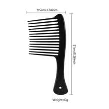 Lược chải tóc có răng dày dùng tại nhà, lược chải tóc lớn có thể in màu, lược chải tóc gỡ rối rộng - Nhiều màu - Xem 10