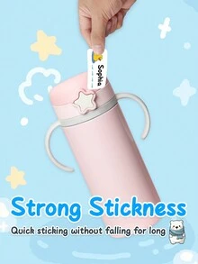 12/27 miếng dán ảnh tùy chỉnh tên tùy chỉnh miếng dán PVC chống thấm nước, đồ dùng học tập hoàn hảo, cho sáng kiến văn phòng ngày lễ, thử thách thủ công, nhãn cá nhân, văn phòng phẩm trường học bút chì bình nước, tờ giấy dán sổ lưu niệm - 4*2cm - Xem 5