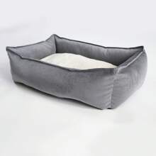 Removable Dog Bed/Cat Bed, 4-Season Use, Square Shape, Non-Slip Bottom, Flannel Fabric, High-Elastic PP Rayon Filling, Comfortable Pet Bed, Minimalist Style, Available In Yellow, Blue, Dark Gray, Army Green, Rose Red Solid Colors, SGS Certified, Sourced From Home Textile Manufacturer - Multicolor - View 24