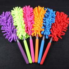 1pc Retractable Ultra-Fine Fiber Hand-Held Duster, Household Cleaning Supplies. The Length Can Be Adjusted Freely During Use, And The Length Can Be Selected By Yourself. This Product Is Not A Universal Model. Please Confirm Whether The Product Size Is Suitable Before Purchasing.