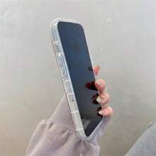 Mirror Elements Shockproof Fashion Phone Cases Fashion Mirror Heart Element Mirror Phone Case Can Be Used As A Makeup Mirror Compatible With Iphone 16/7/8/11/12/13/14/15/X/XR/Xs/Plus/Pro/Pro Max/SE2 Waterproof Shockproof Anti-Fall Anti-Scratch Birthday Gift Party - silver[0] - View 8