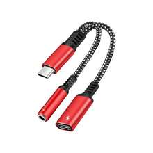 1 个二合一 10W 充电音频适配器，USB C 转 3.5 毫米 + Type-C 耳机插孔适配器兼容 iPhone 16/15/iPad Pro/// - 彩色 - 查看 9